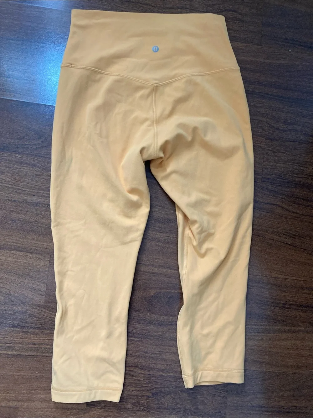 Lulumon Orange Leggings Sz 8